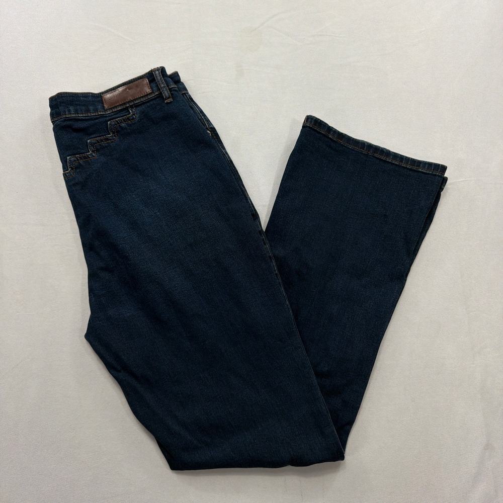 Rock & Roll Denim Jeans High Rise Bootcut Dark Wash Blue Womens 31x32